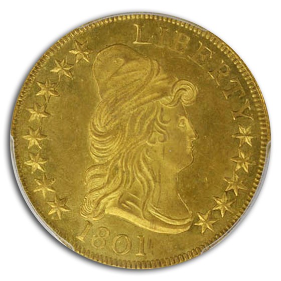 1801 $10 Capped Bust Gold Eagle MS-62 PCGS 1801 $10 Capped Bust Gold Eagle MS-62 PCGS